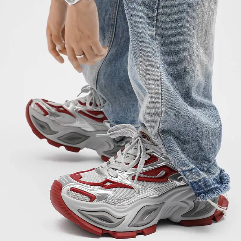 Casual Breathable Chunky Sneakers-5