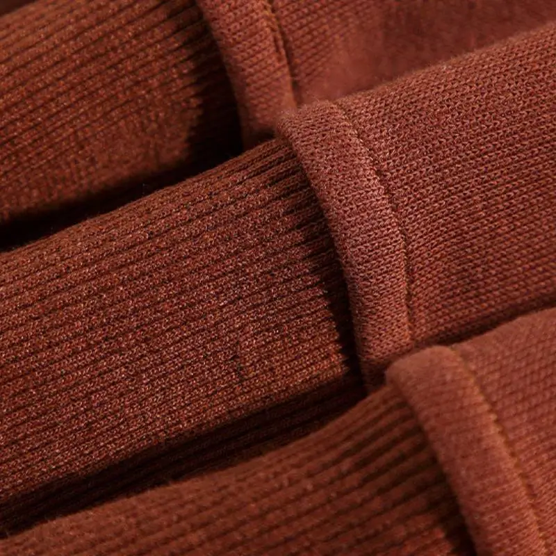 Loose Casual Pique Sweatshirt-5