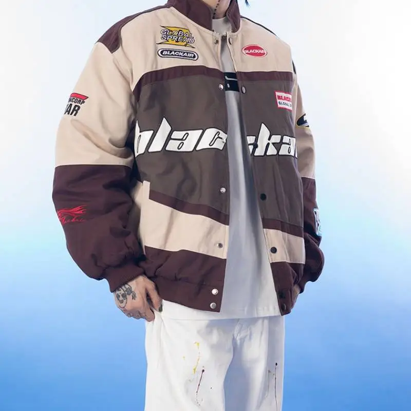 Fashionable Loose Polyester Jacket-2