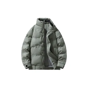 Fashionable Plain Polyester Quilted Jacket