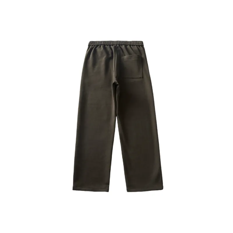 Fashionable Loose Straight Leg Blended Synthetic Fabrics Casual Pants-4