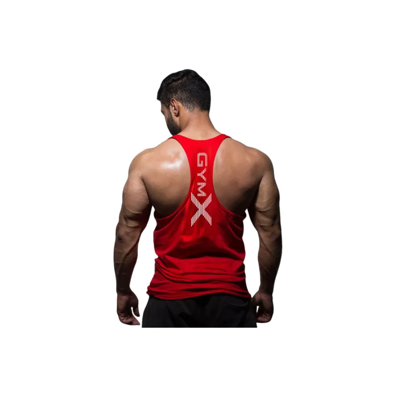Sporty Plain Cotton Blended Fabric Vest-1