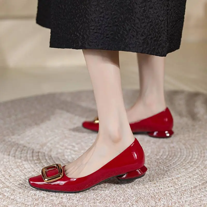 Fashionable Waterproof High Heels-1