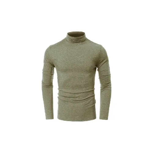 Fashionable Plain Cotton Blended Fabric T Shirt