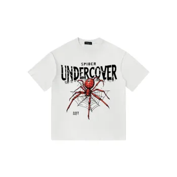 Loose Trendy Spider Print T Shirt