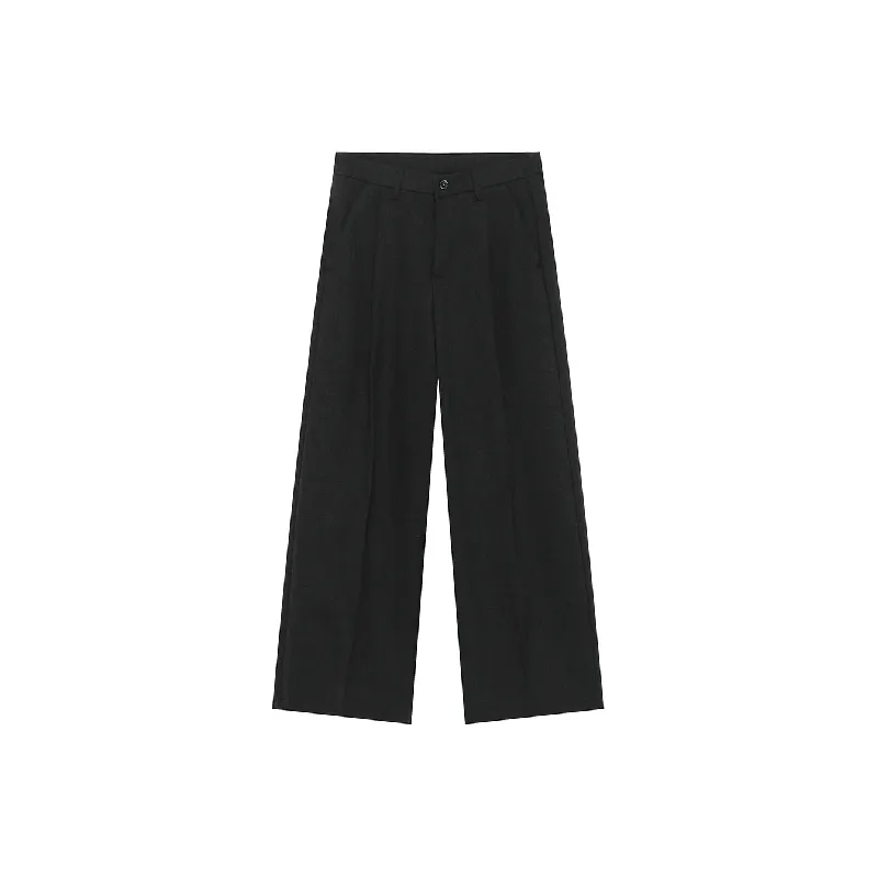 Fashionable Simple Polyester Suit Trousers-0