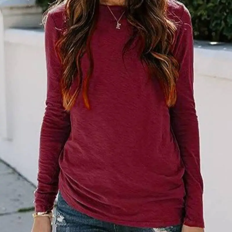 Fashionable Casual Polyester T Shirt Women-2