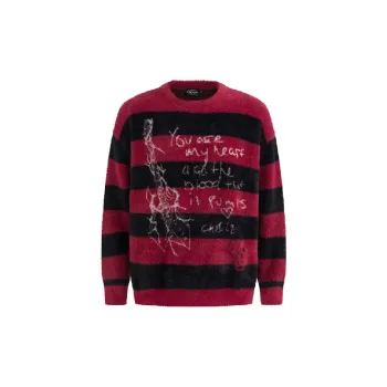 Fashionable Embroidery Cotton Sweater