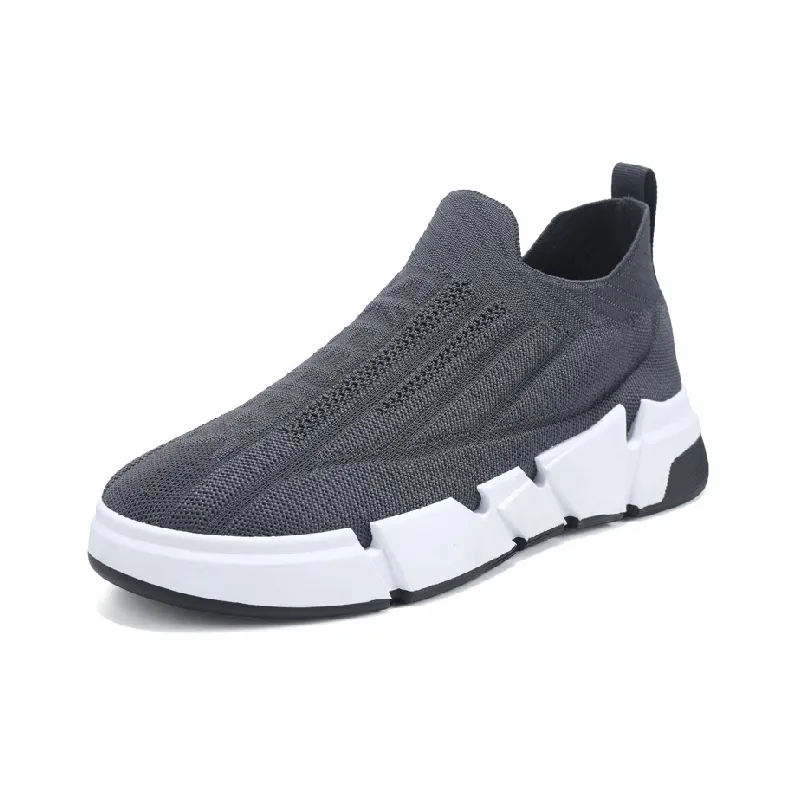 Fashionable Woven Striped Casual Shoes-5