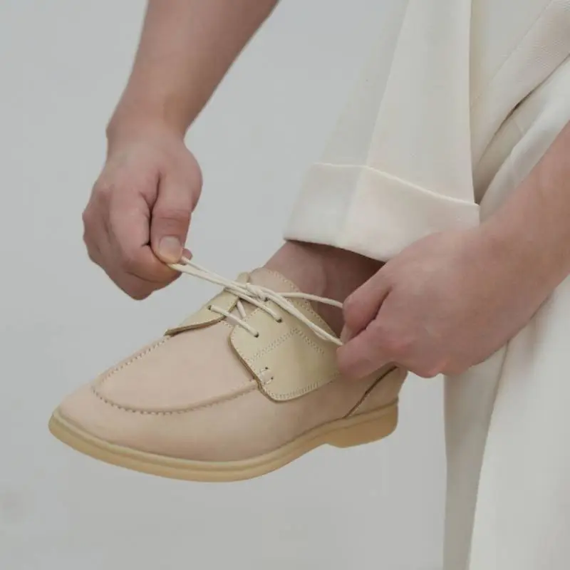 Casual Leather Boat Shoes-8