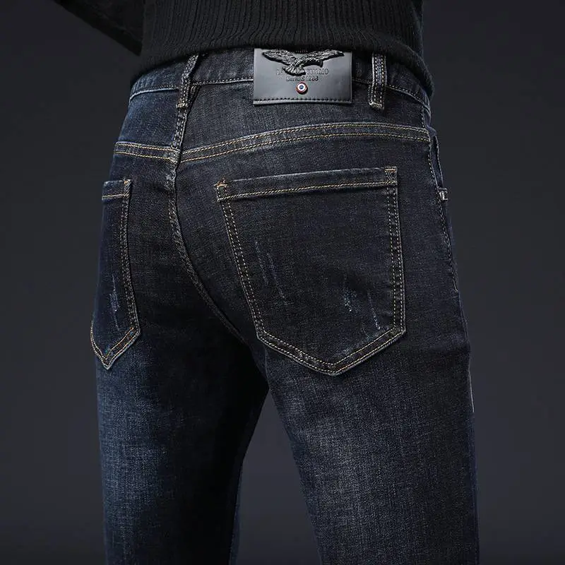 Casual Embroidered Jeans-5
