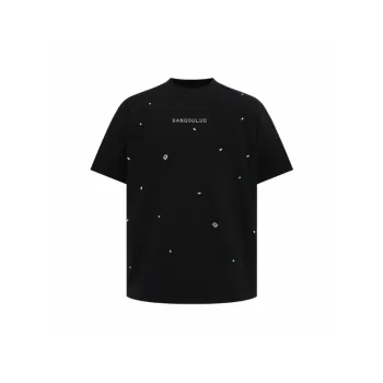 Street Loose Cotton Blended Fabric T Shirt Unisex
