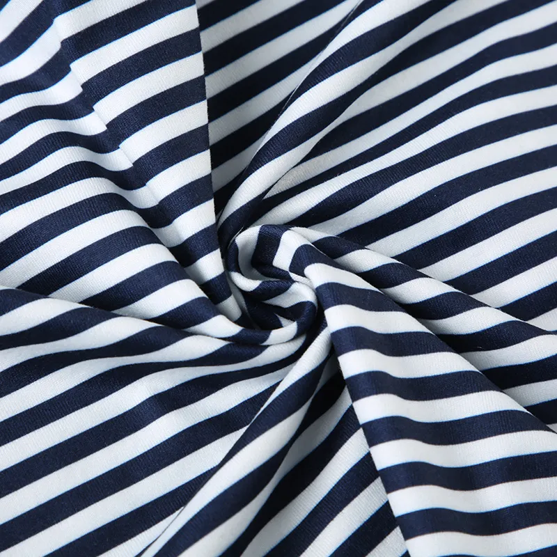 Simple Striped Knitted Fabric Vest Women-8