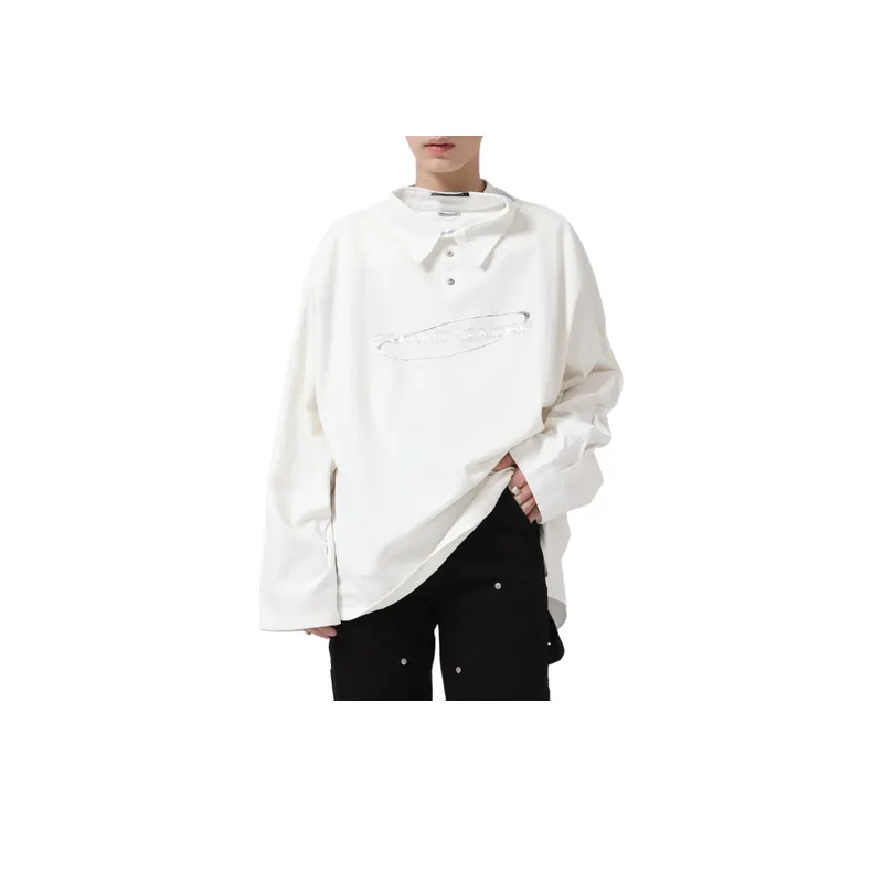 New Arrival Double Collar Front and Back Patchwork Design Hoodie-1