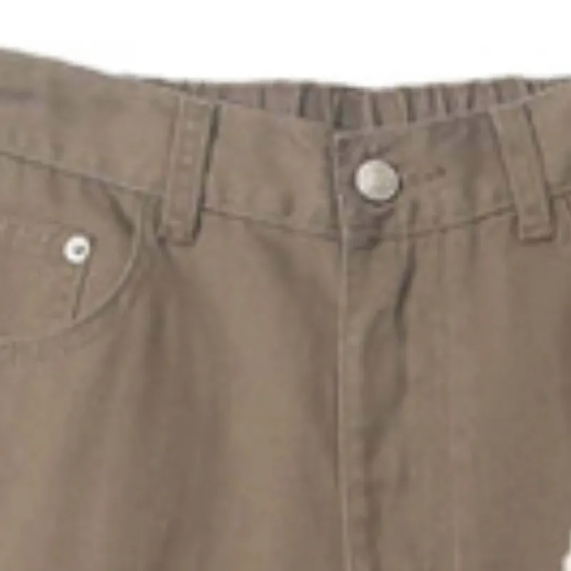 Simple Loose 100% Cotton Casual Shorts-4