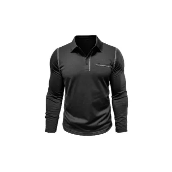 Fashionable Long Sleeve Polo