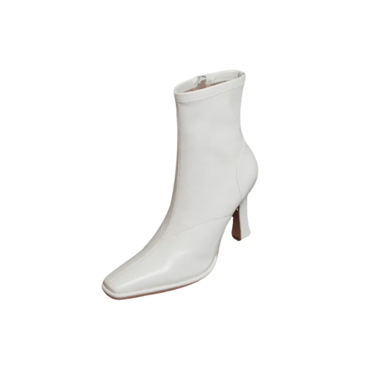 Basics Zipper Ankle Boots-8