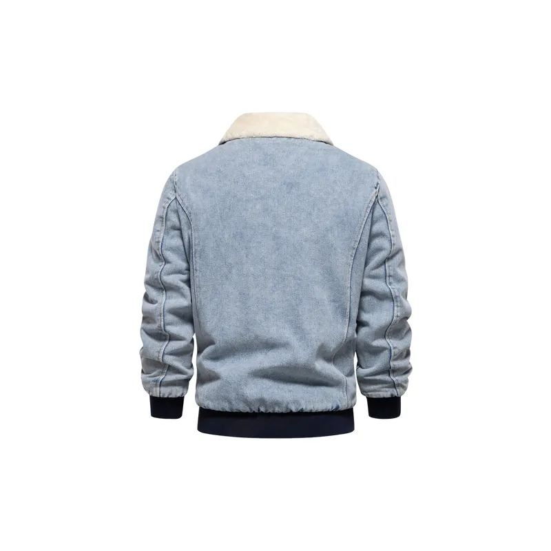 Casual Fashionable Denim Jacket-2