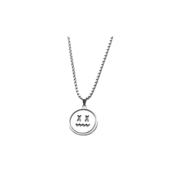 Trendy Smiling Face Necklace