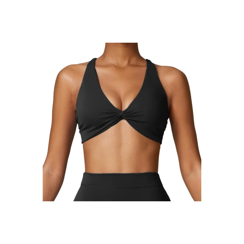 Casual Plain Nylon Spandex Brushed Fabric Sports Underwear Women-2