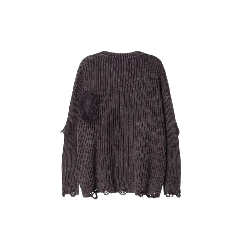 Retro Distress Sweater-1