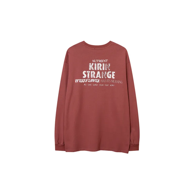 Original Vintage Floral Print Street Long Sleeve T shirt-1