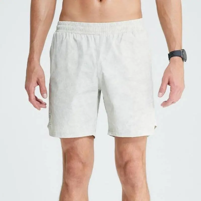 Simple Breathable Blended Synthetic Fabrics Sports Shorts-6