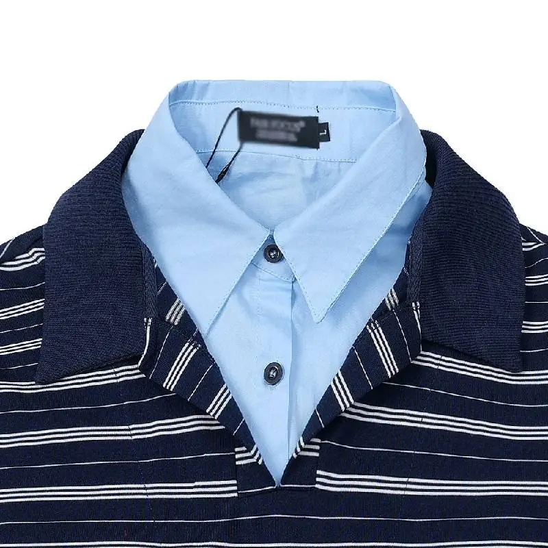 Casual Striped Viscose Polo-2