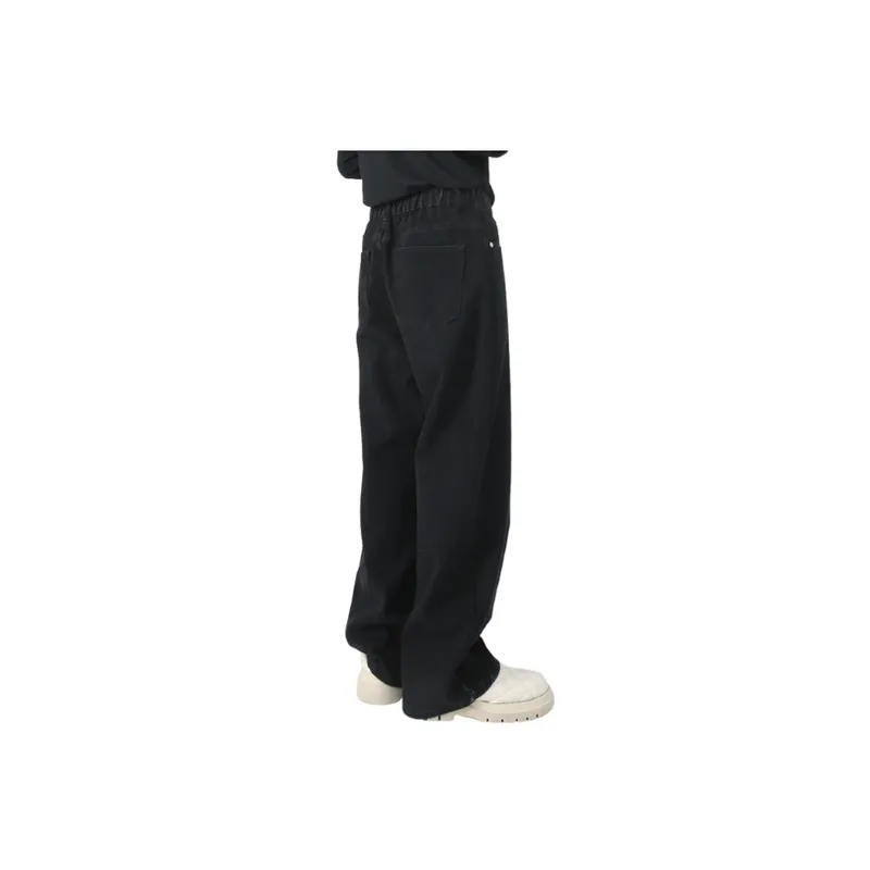 Loose Straight Leg Jeans-10