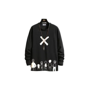 Plus Size Crewneck Printed Loose T shirt