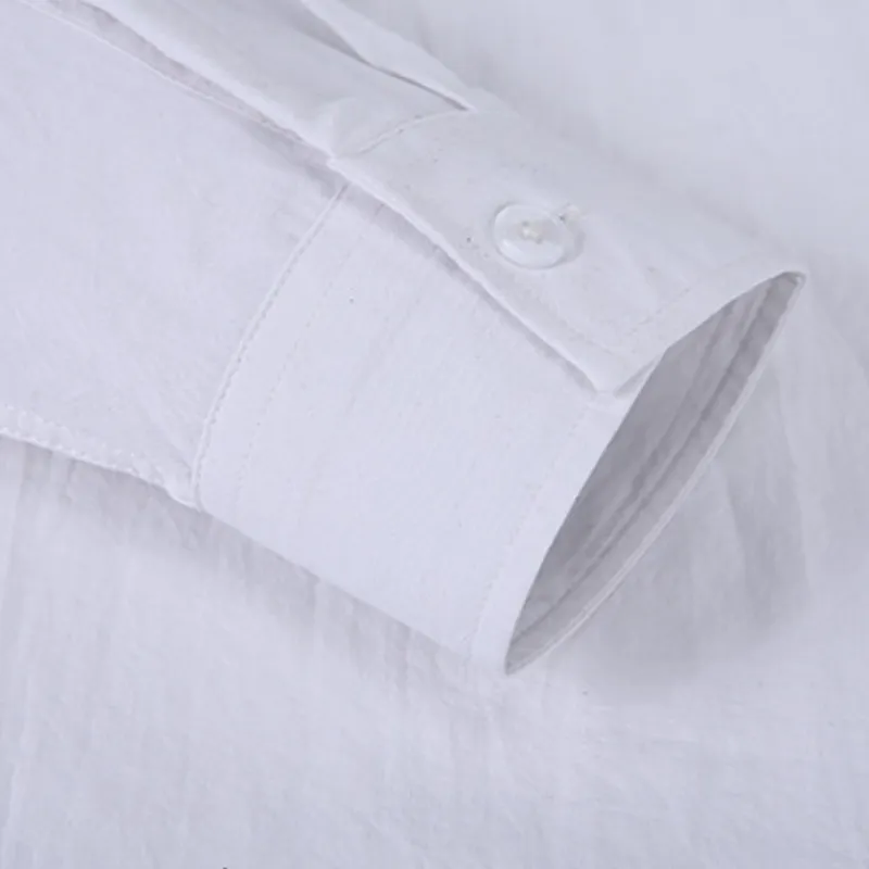 Casual Loose 100% Cotton Shirt-7