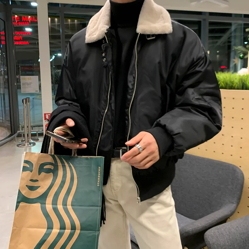 Fashionable Simple Quilted Jacket-2