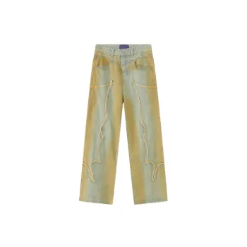Retro Loose Washed Old Fashionable Loose Jeans
