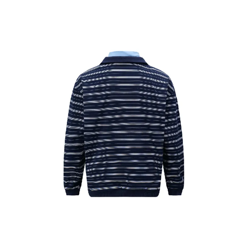 Casual Striped Viscose Polo-1