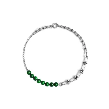 Emerald Green Bead Necklace