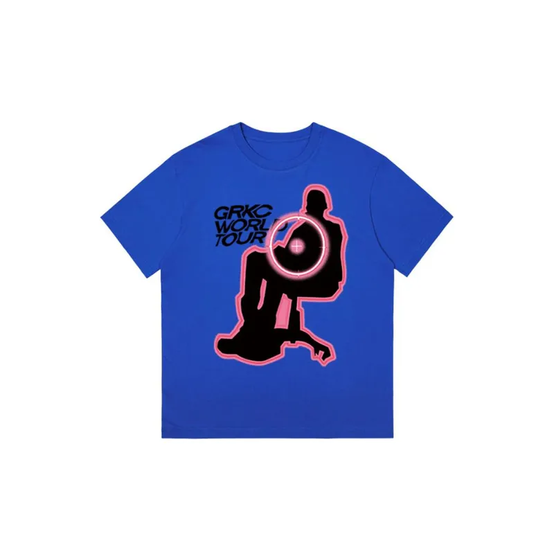 Pure Cotton Oversize Retro T Shirt-1