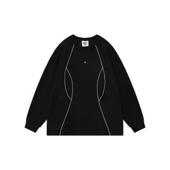 Fashionable Loose Long Sleeve Sweatshirt