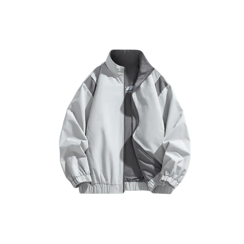 Fashionable Loose Blended Synthetic Fabrics Outdoor Jacket-2