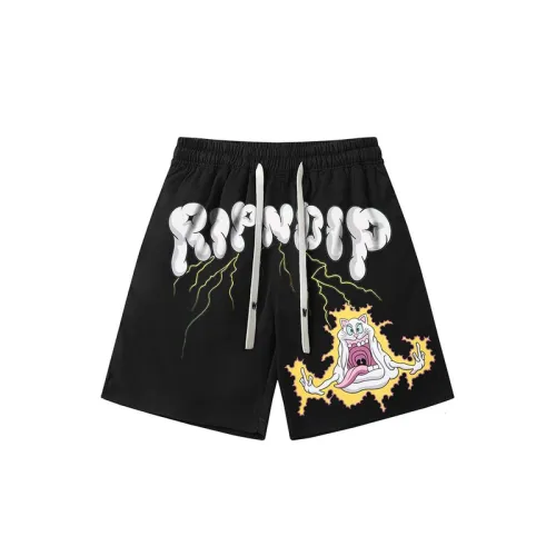 Cartoon Letter Print Drawstring Pants