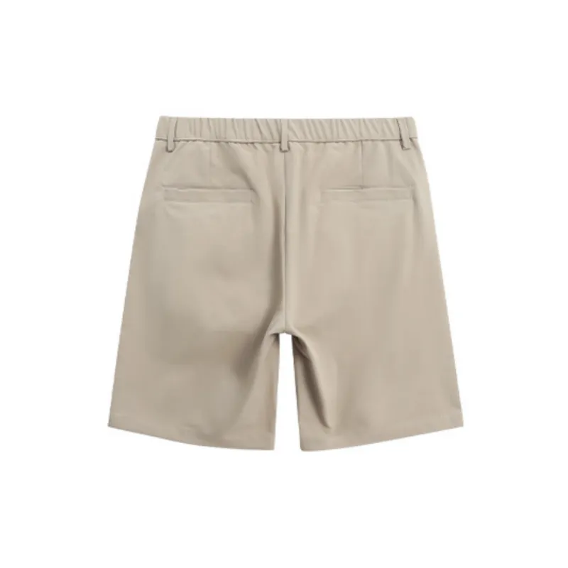 Business Simple Polyester Casual Shorts-3