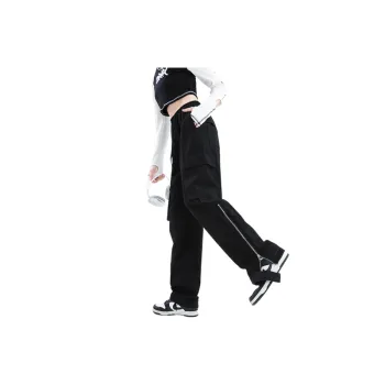 Retro Straight Waist Casual Pants