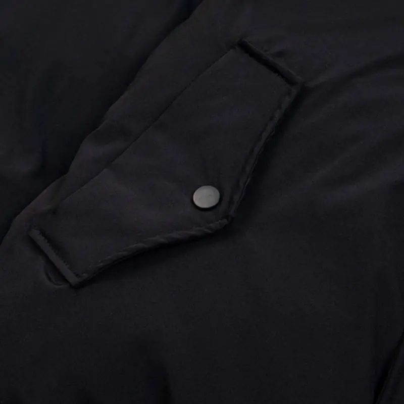 Casual Plain Quilted Jacket-4