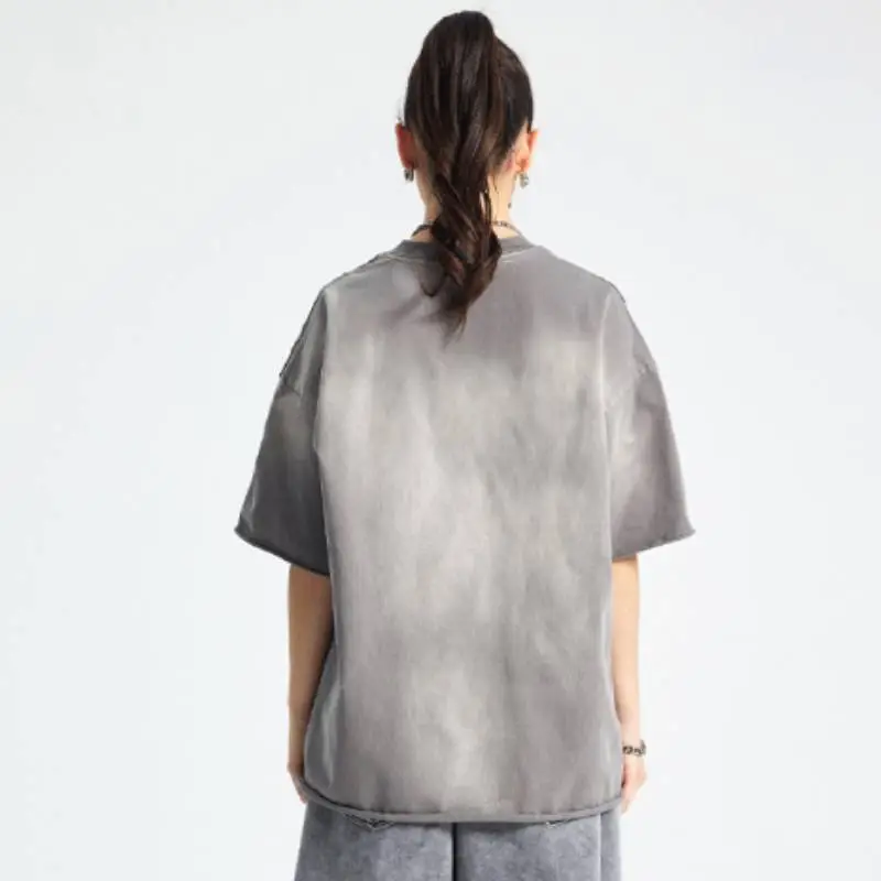 Casual Loose 100% Cotton T Shirt-3