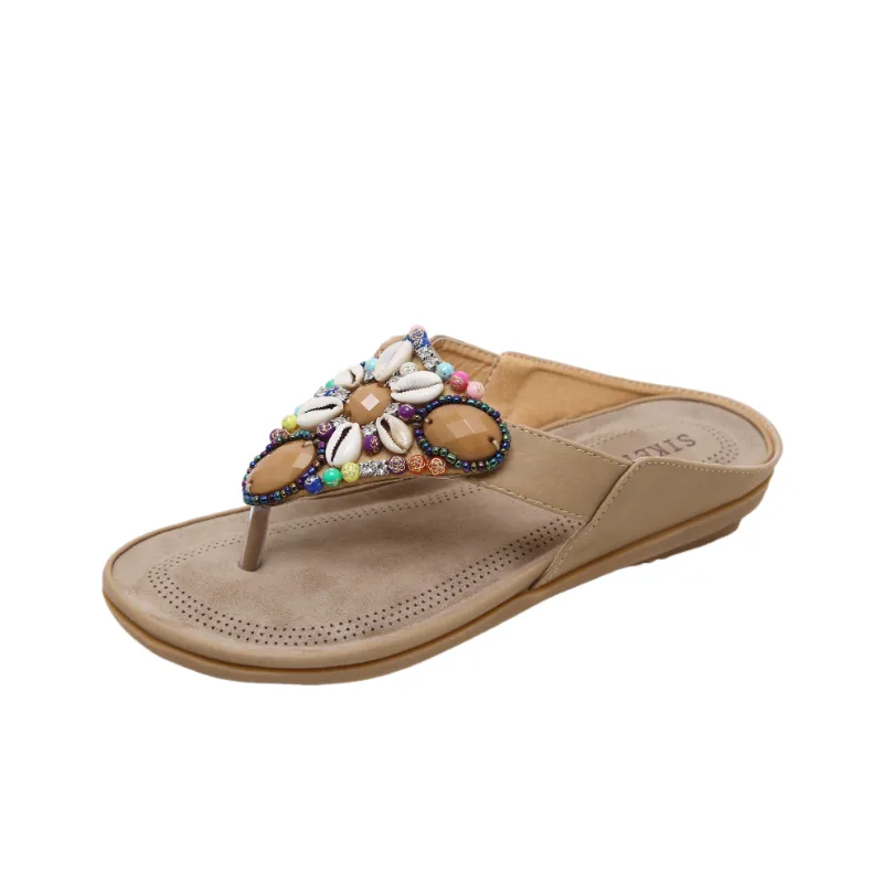 Retro Shell Flip Flops-0