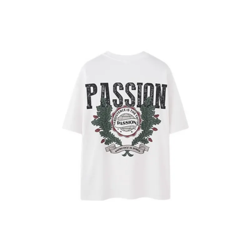Fashion Loose 100% Cotton T Shirt-1