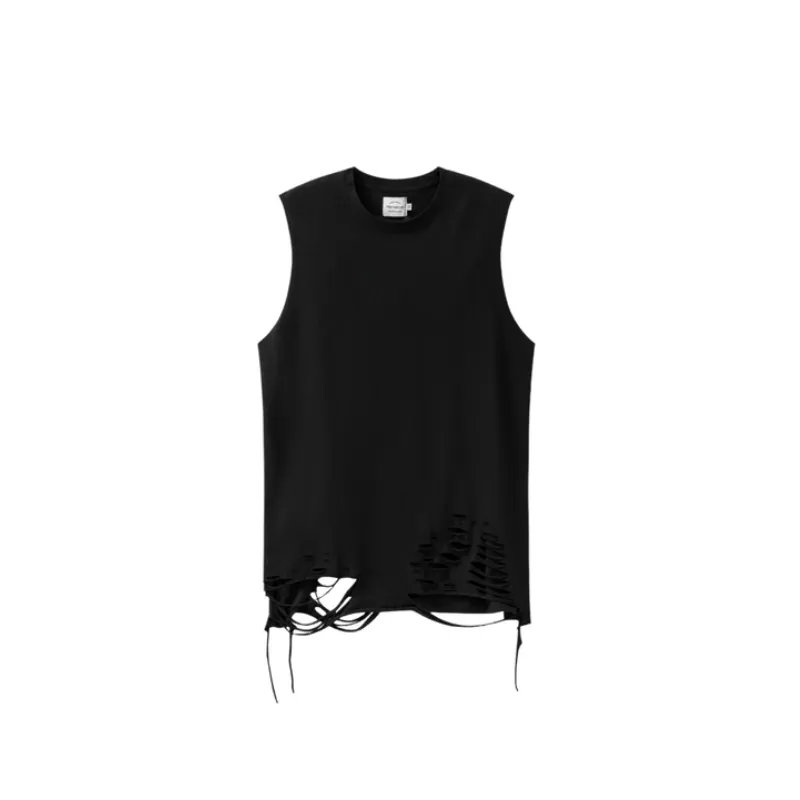 Fashionable Casual 100% Cotton Vest-0