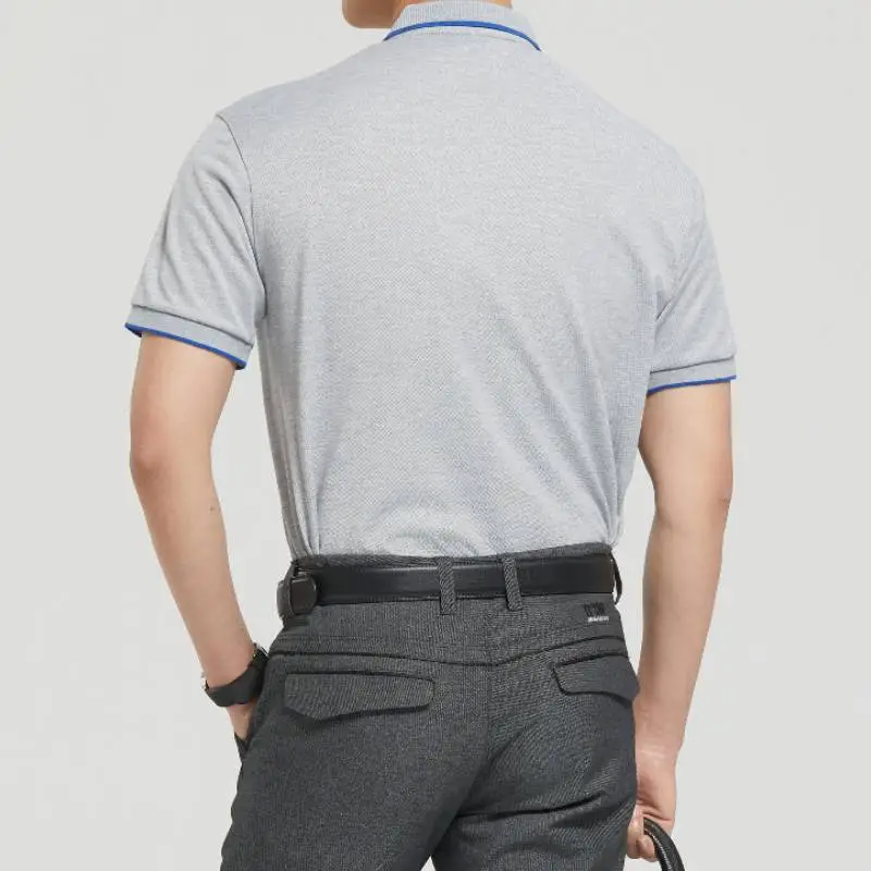Fashionable Breathable Cotton Polo-1