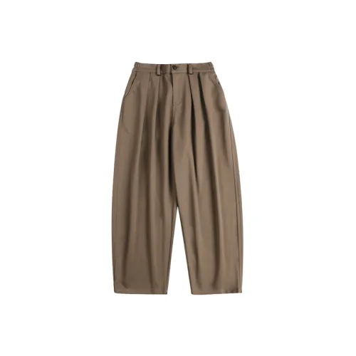 Retro Loose Blended Synthetic Fabrics Casual Pants