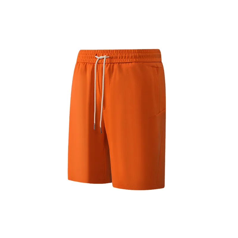 Simple Plain Cotton Casual Shorts-6