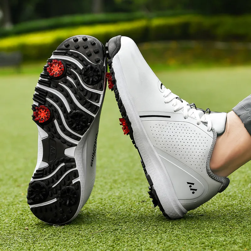 Sporty Breathable Golf Shoes-1